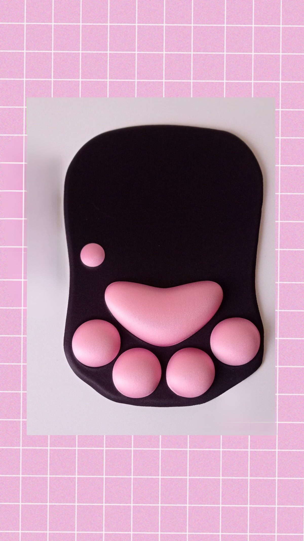 🐾 Mouse Pad Cat Paw Ergonómico