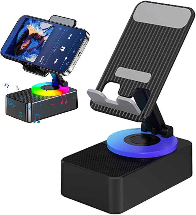 Parlante Bluetooth 5W con Soporte Giratorio 360° para Celular – WYS-2301BT