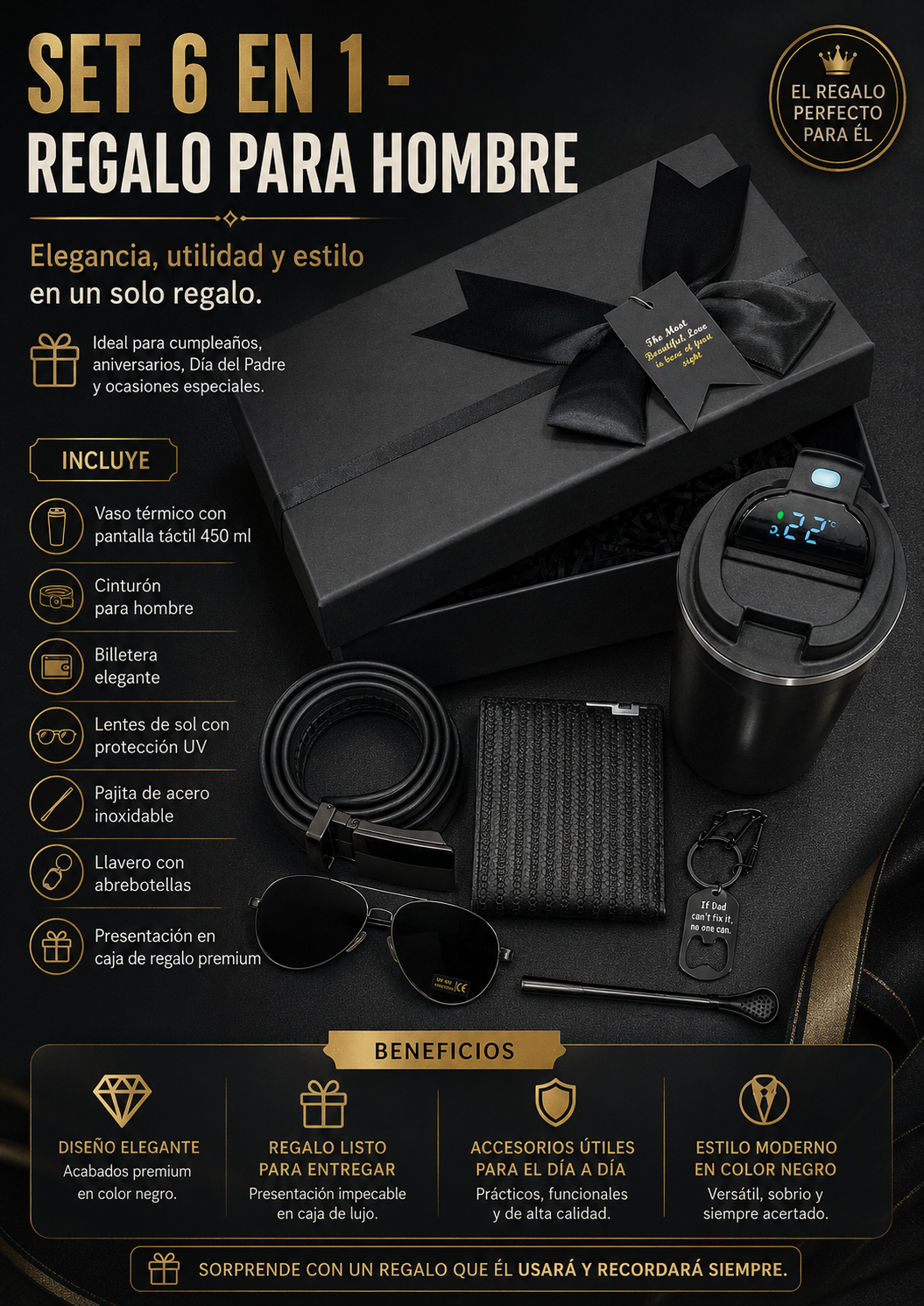SET 6 EN 1 REGALO PARA VARON
